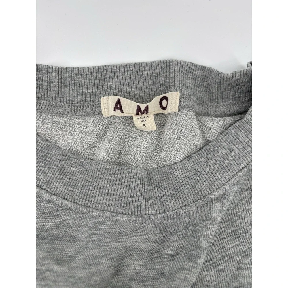 NWOT AMO Bandana Sleeve Crewneck Sweater Sz S Ltd Edition RARE Western Preppy